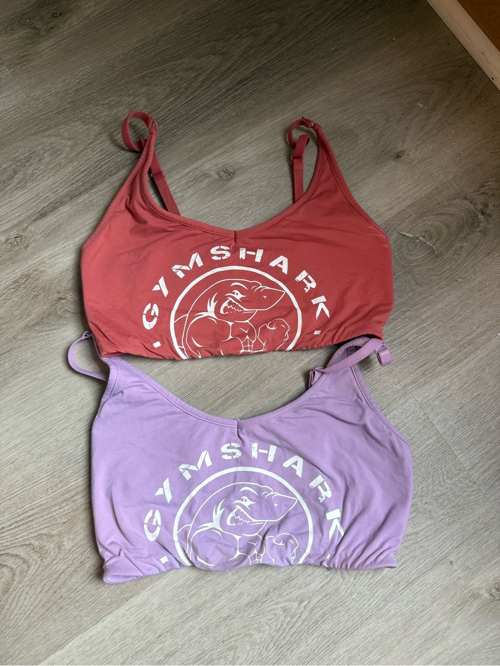 Gymshark Coral Red & Pink Legacy Sports Bras